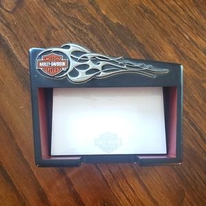Harley Davidson 3 inch by 5 inch note card holder